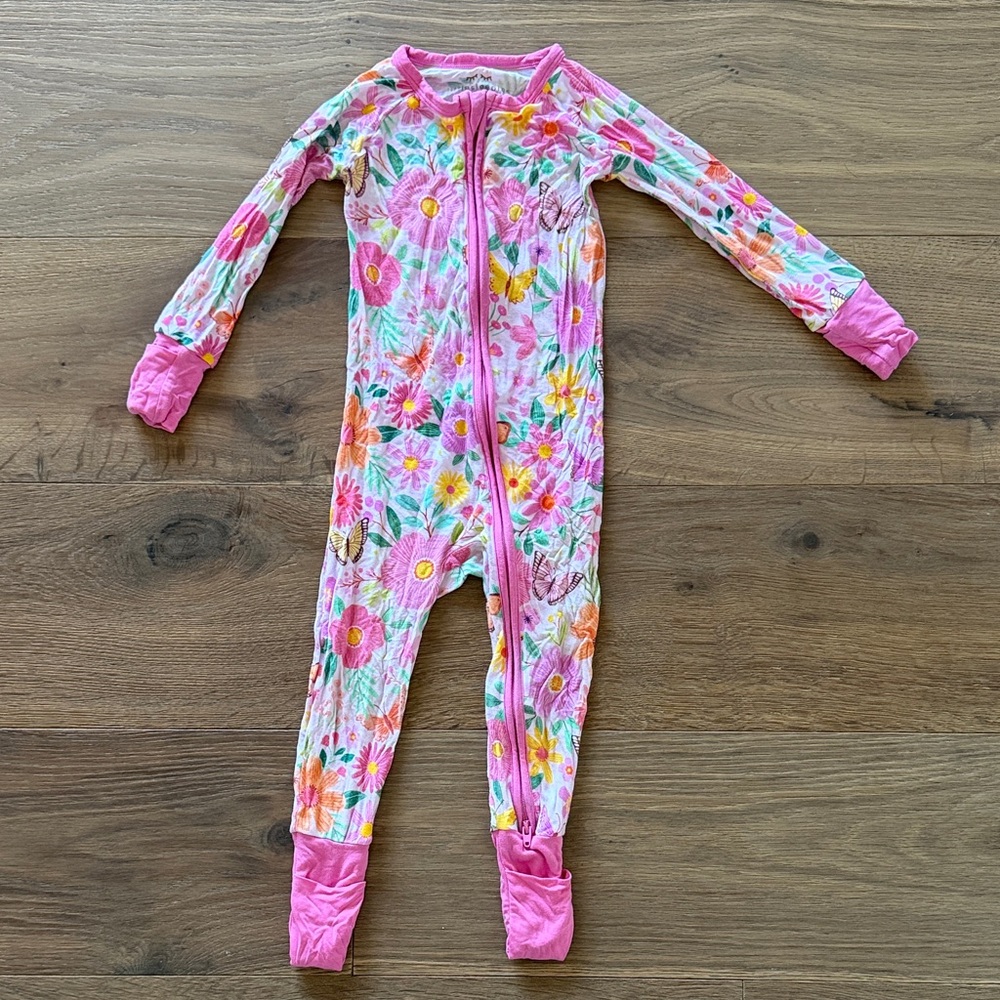 Little Sleepies Butterfly Blooms Zippy